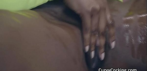  Perfect big black boobies bouncing while getting fucked